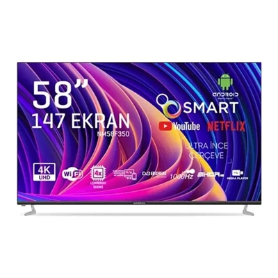 NORDMENDE NM 58F350-50 UHD 4K ANDROİD SMART LED TV